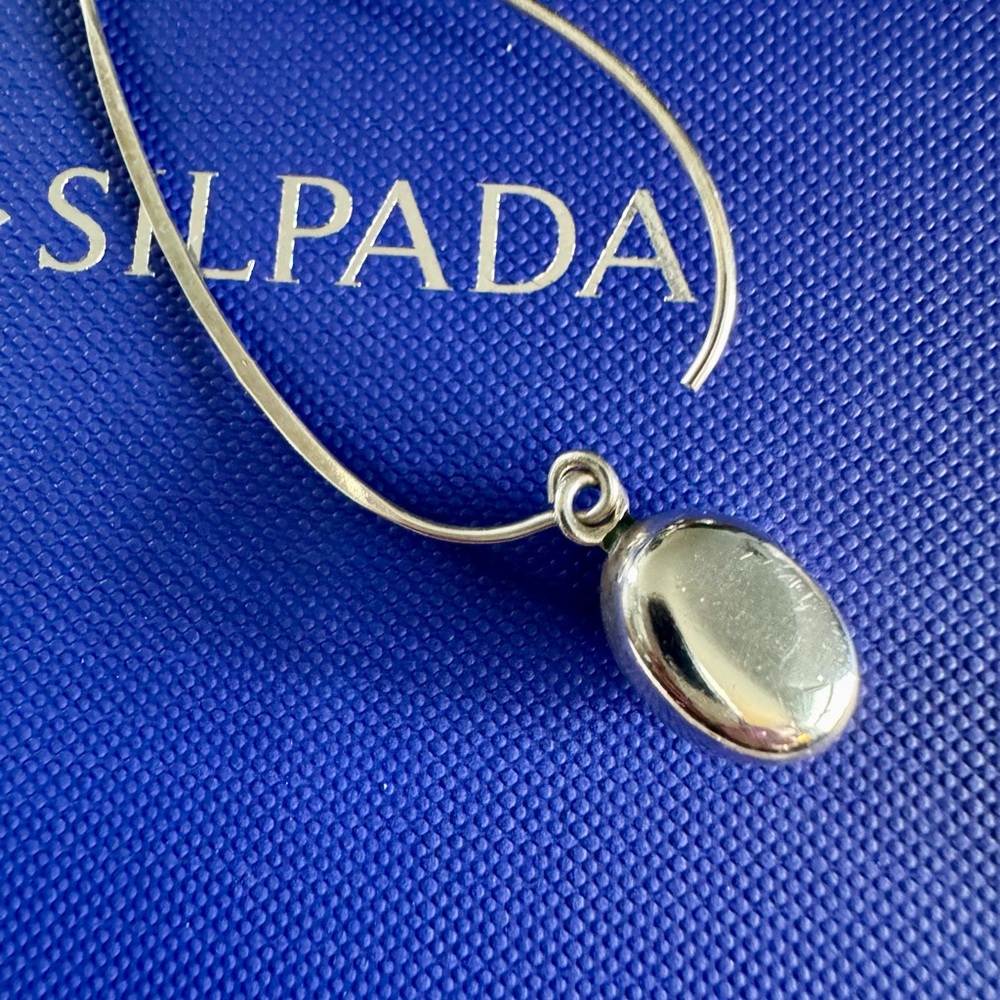Silpada Wire Drop Earrings - Picture 2 of 3